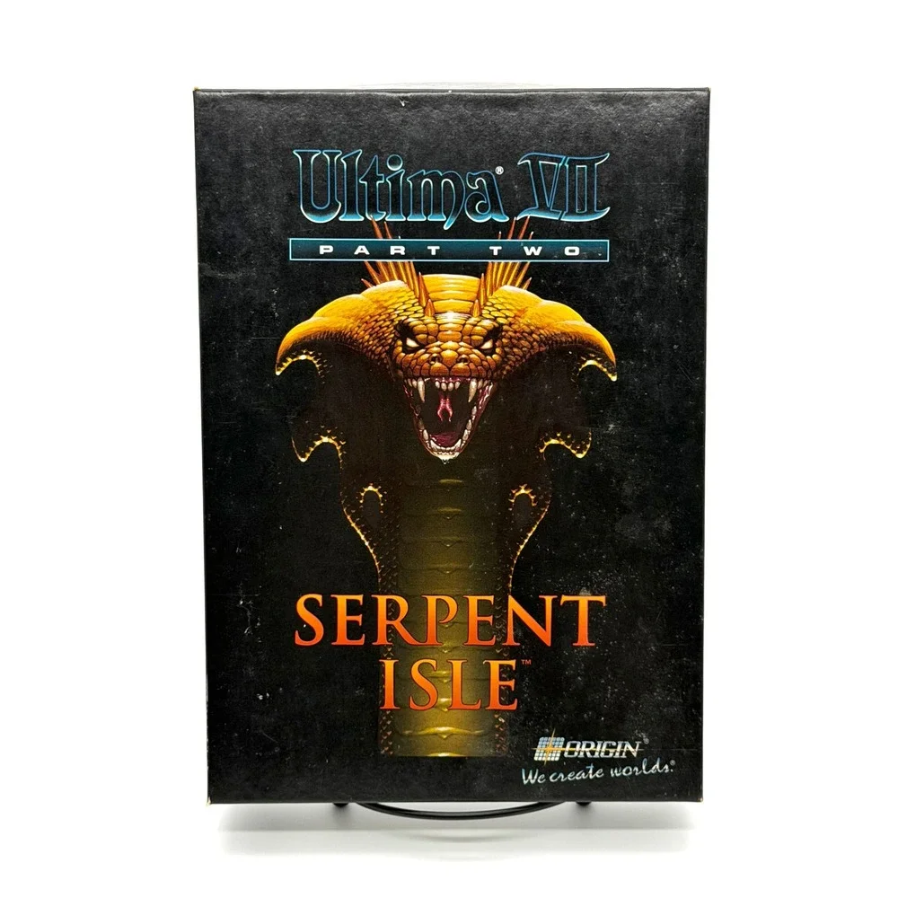 Ultima VII Part Two Serpent Isle Silver Seed Expansion Clue Book Big Box CIB PC